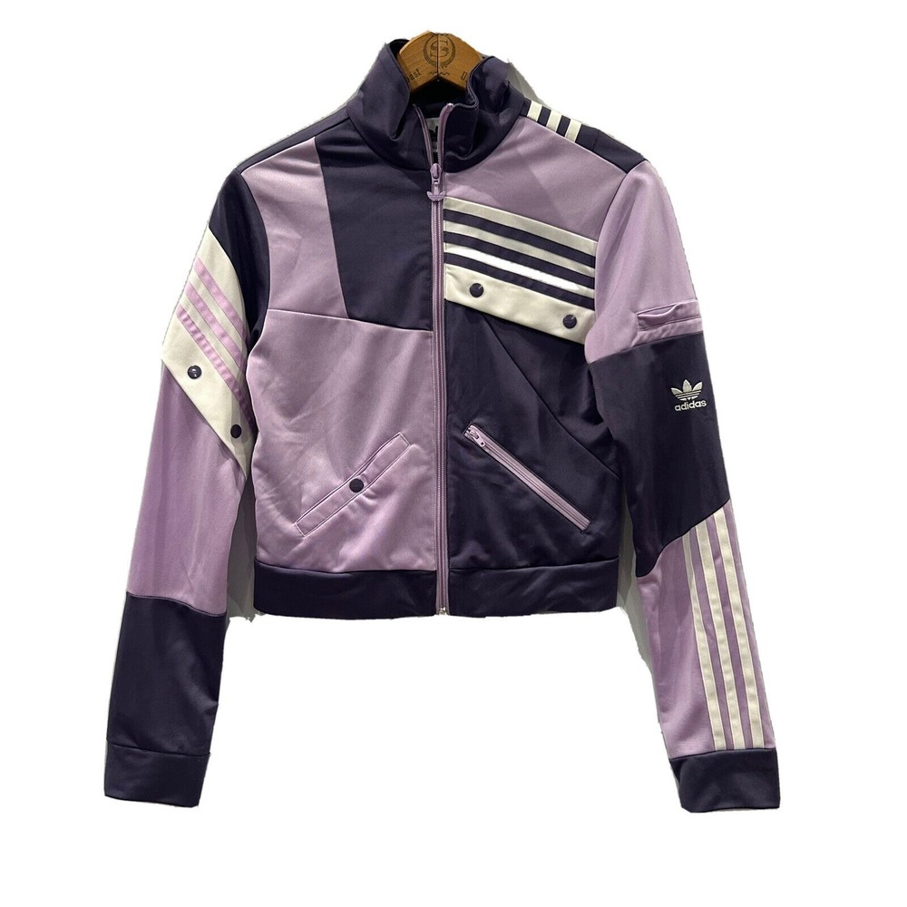Adidas Danielle Cathari Womens Size XS Tricot Purple Track Jacket